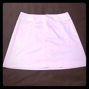 White Stretch Mini Skirt by The Limited